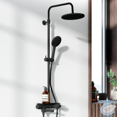 Душевая система Damixa Jupiter 977760300 (черный матовый)