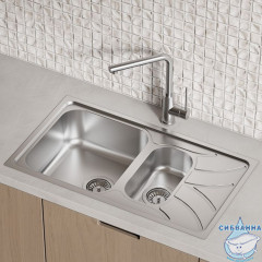 Мойка, нерж. сталь, шелк, 1 1/2, 780*440, Arro S, IDDIS, ARR78S1i77