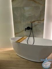 Ванна из литьевого мрамора New Line Sanitary Адель 157х70 (без перелива)