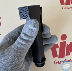 Встраиваемый смеситель с гигиеническим душем Timo Briana 7189/03SM (черный матовый)