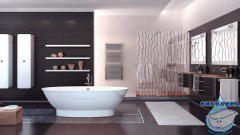 Ванна из литьевого мрамора Esse Jamba 188x94