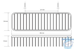 Полочка Bemeta Cytro 146208252