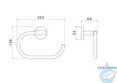 Полотенцедержатель Aquatek Оберон AQ4221CR