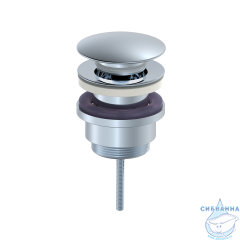 Донный клапан для раковины Oliveeka OL-SS07-CR (хром)