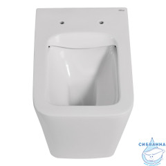 Унитаз приставной Abber Rechteck AC1211 с сиденьем Soft Close (микролифт) (белый)