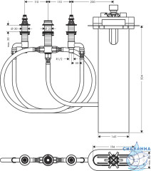 Внутренняя часть Hansgrohe 13440180