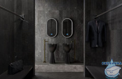 Раковина отдельностоящая карбоновая ABBER Karbon AK2003 черная