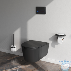 Унитаз подвесной AM.PM Func C8F1701MBSC с сиденьем Soft Close (микролифт)