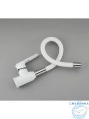 Смеситель кухни Frap F4049 (белый/хром)