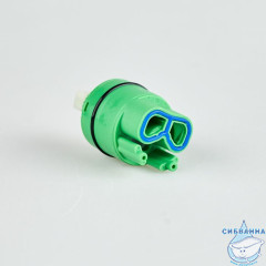 Картридж керамический для смесителя, 35 мм, с ножками, с верхним уплотнителем, IDDIS, 999C35H1SM