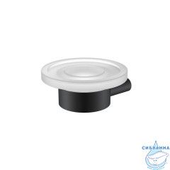 Мыльница, нержавеющая сталь, Petite, черный матовый, IDDIS, PETBLSGi42