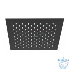 Верхний душ Wasserkraft 25 см 1 режим A255 (черный матовый)