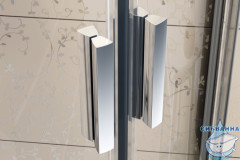 Душевое ограждение Ravak Blix BLCP4-80 S 80х80 профиль сатин, стекло прозрачное 3B240U00Z1 (без поддона)