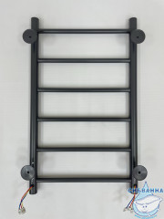 Полотенцесушитель электрический Санприз Аврора П6 40Х70 (графит) (подключение универсальное)