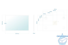 Зеркало ABBER See 120 AG6107SXL-1.2