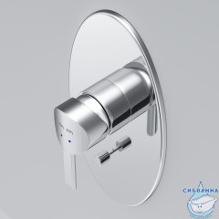 Встраиваемый смеситель для ванны AM.PM Awe F1585000 (хром)