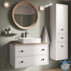 Пенал подвесной Iddis Torr 40 см, белый матовый