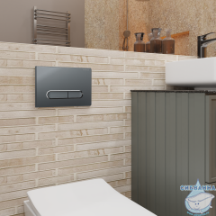 Кнопка смыва Charus  Magnus FP.340.GRP.01 графит