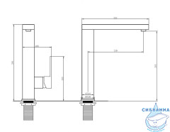 Смеситель для кухни Abber Daheim AF8214W (белый)