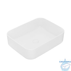 Белый глянцевый умывальник накладной, Bridge, IDDIS, BRIWS05i27