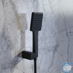 Лейка для душа, черная матовая, Slide, IDDIS, SLI1F0Bi18