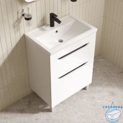 Тумба с умывальником, напольная, 60 см, белый, Ray, IDDIS, RAY60WFi95K подходит умыв. 4076000i28