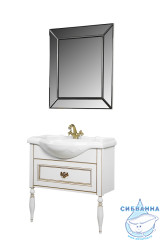 Тумба Roca America Evolution L 85 с раковиной America 85 молочный дуб