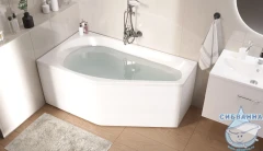 Акриловая ванна 1Marka Deep 150х80 L с каркасом
