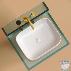  Раковина на столешницу 51 см Ceramicanova Element CN6052MW (белый матовый)