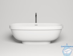  Ванна из искусственного камня Salini Greca 180x80 (материал Solix, белый матовый)