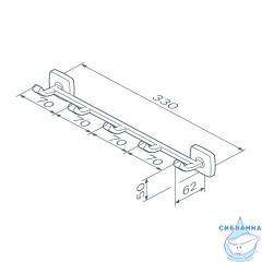 Крючки AM.PM Gem A9035922