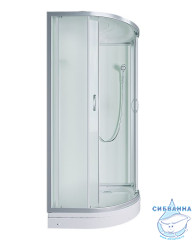 Душевая кабина Erlit ER3508P-C3 RUS 80x80 профиль хром, стекло матовое