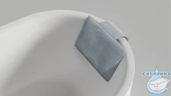 Подголовник для ванны Salini 1904201G серый