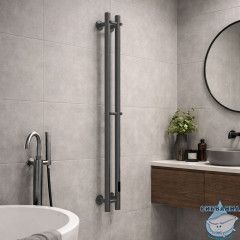 Полотенцесушитель электрический Calypso Dionysus 2 9х118 (оружейная сталь)