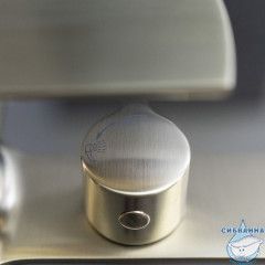 Смеситель для ванны Lemark Ursus LM7214BG с душевым гарнитуром (брашированное золото)