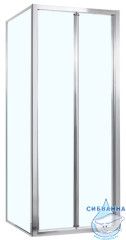 Душевое ограждение Azario Toronto 100x100 AZ-NAA1432B 1000 профиль серебро, стекло прозрачное (без поддона)