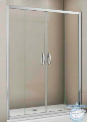 Дверь в нишу Bas LATTE WTW-TD-170-G-WE профиль белый, стекло матовое