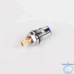 Кран-букса для смесителя, керамика, 20 зубцов, G1/2", h=43 мм, IDDIS, 998CR430SM