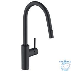 Смеситель для кухни Kludi E-GO Voice 423006677 (черный матовый)