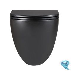 Унитаз подвесной безободковый Lemark Glazer 9612004 с сиденьем быстросъемным Soft Close (микролифт)