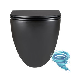 Унитаз подвесной безободковый Lemark Glazer 9612004 с сиденьем быстросъемным Soft Close (микролифт)