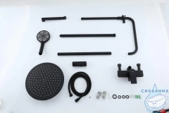 Душевая система Frap F24806-6 250 1 режим (черный)