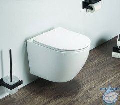 Унитаз подвесной безободковый с сиденьем Soft Close (микролифт) 