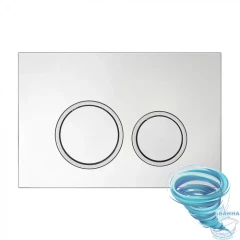 Инсталляция для унитаза Tece TECEspring с кнопкой смыва TECEspring хром глянцевый,  с унитазом Grossman GR-4455SQ (с сиденьем Soft Close (микролифт)