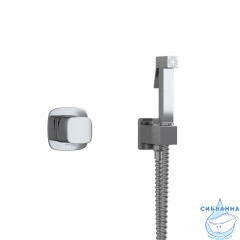 Встраиваемый смеситель с гигиеническим душем Wasserkraft A08657 (хром)