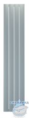 Вертикальный радиатор SOLID 2400