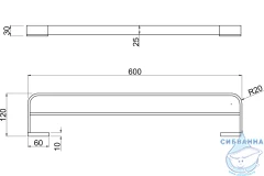 Полотенцедержатель Allen Brau Infinity 265491