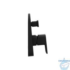 Встраиваемый смеситель для ванны Ravak 10° X070156 (черный матовый)