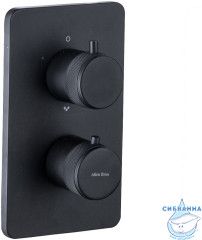 Встраиваемый смеситель для ванны Allen Brau Priority 314365 (черный матовый)