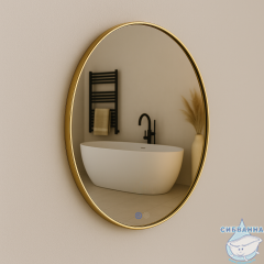 Зеркало Calypso Andromeda LED 80x80 AND80BG